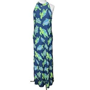 NWT Simply Southern Sea Turtle Maxi Dress. Size Small